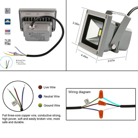 round junction box for ring floodlight|led flood light wiring diagram.